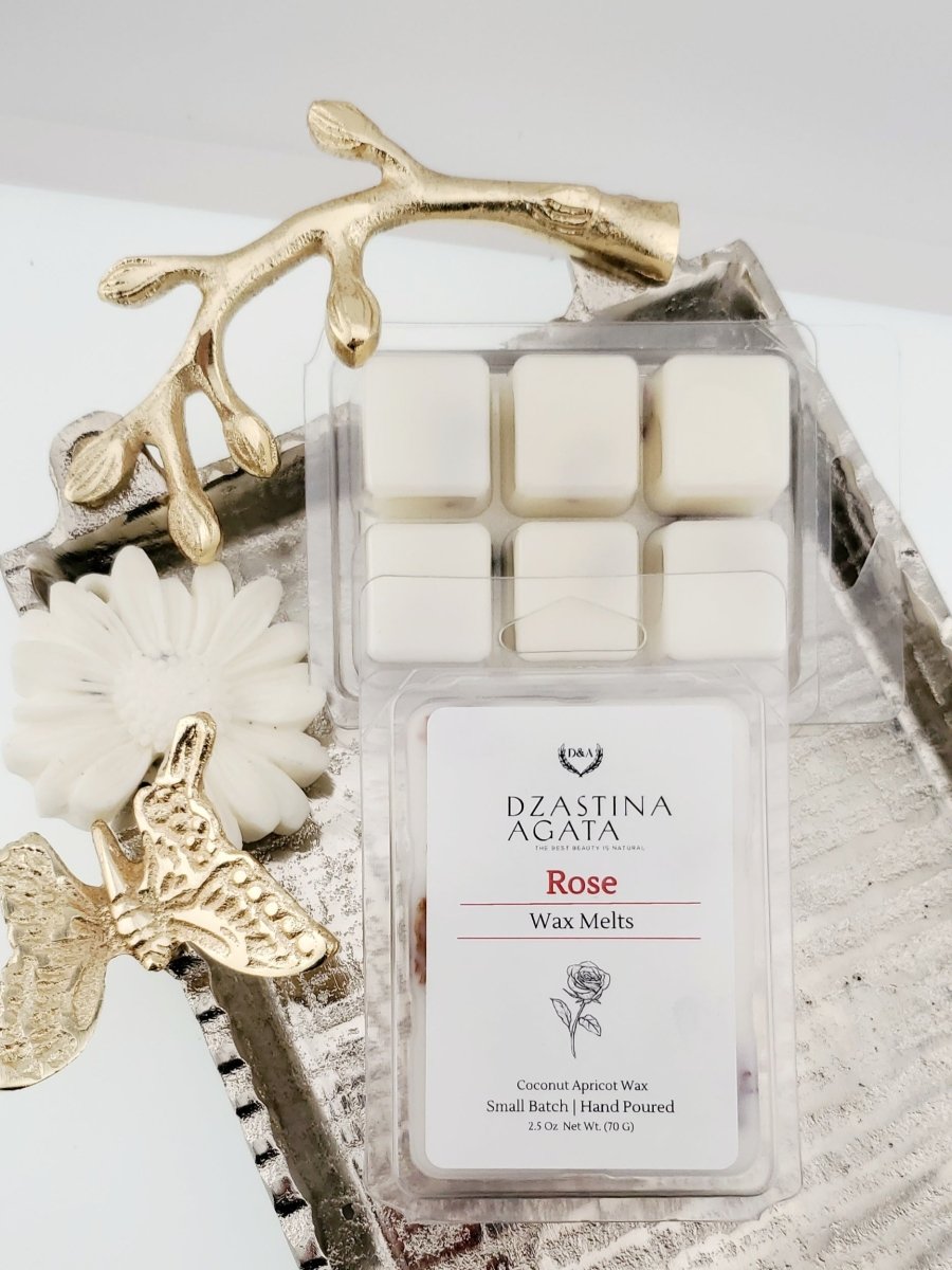D&A Rose Wax Melt - Dzastina Agata Natural