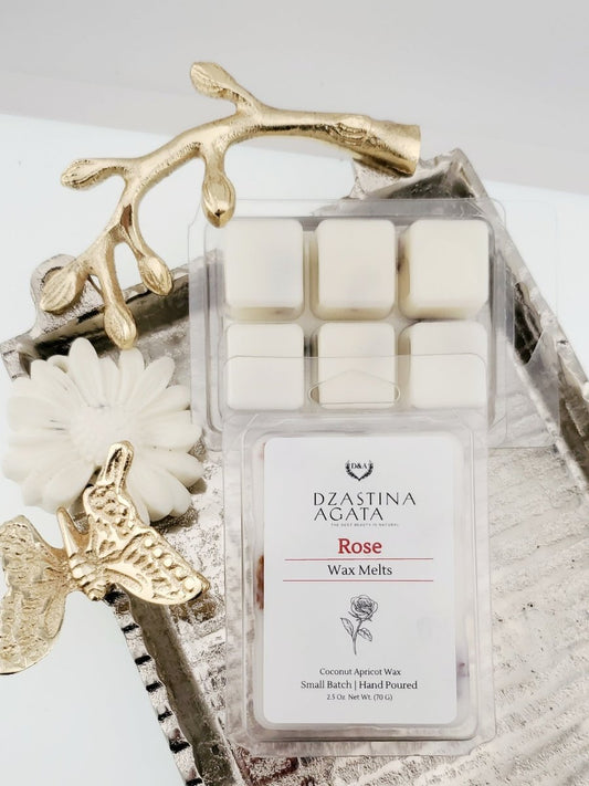 D&A Rose Wax Melt - Dzastina Agata Natural