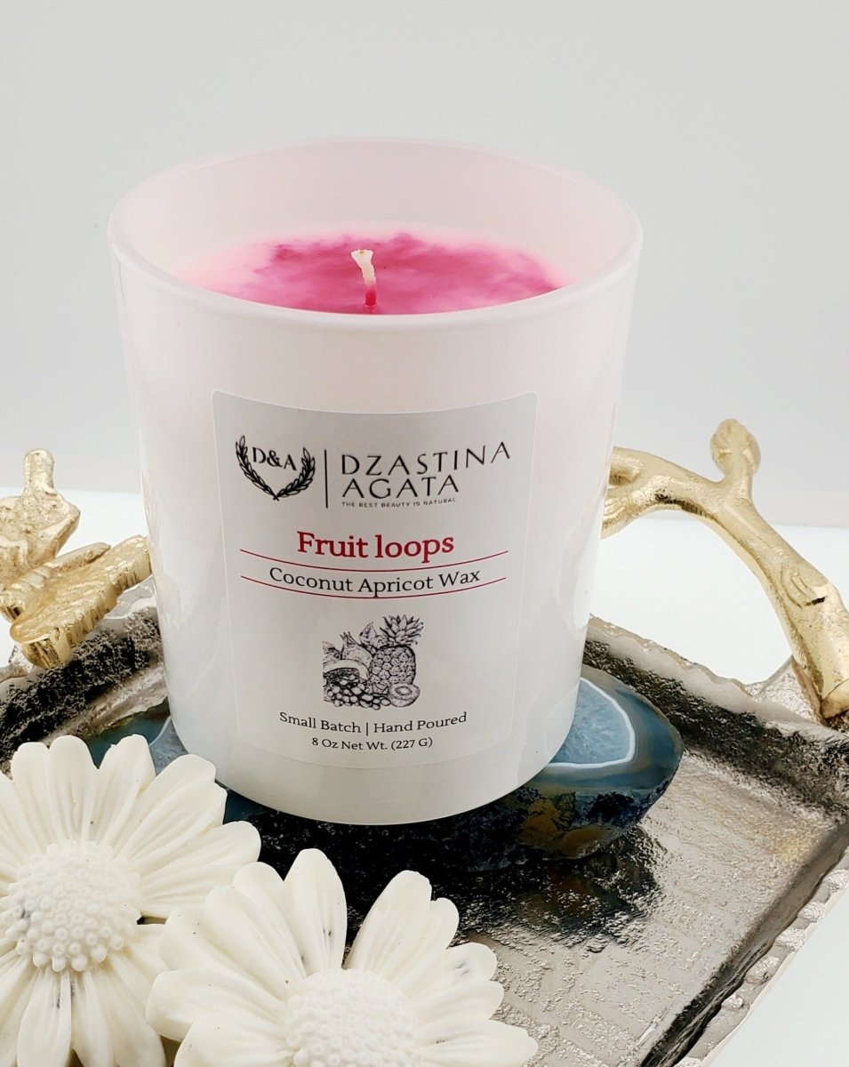 D&A Fruit Loops Candle - Dzastina Agata Natural