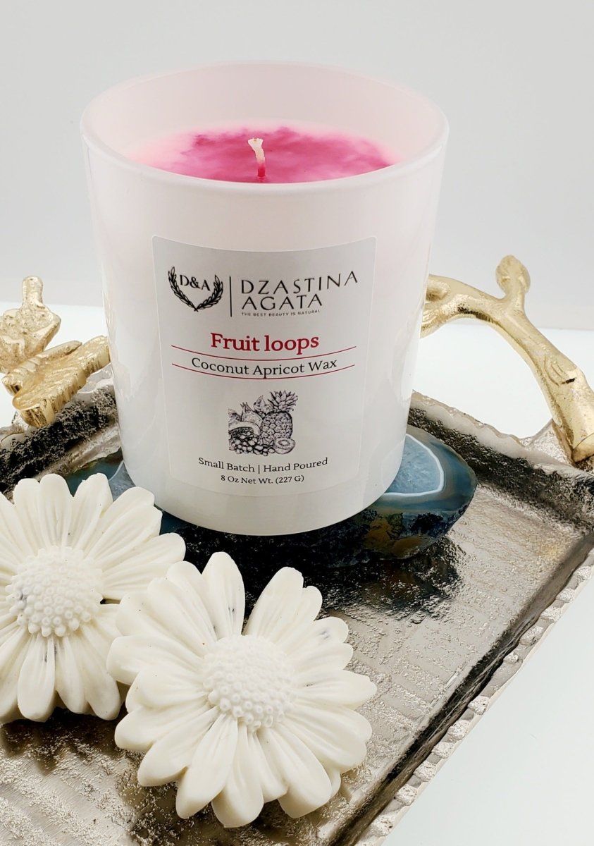 D&A Fruit Loops Candle - Dzastina Agata Natural