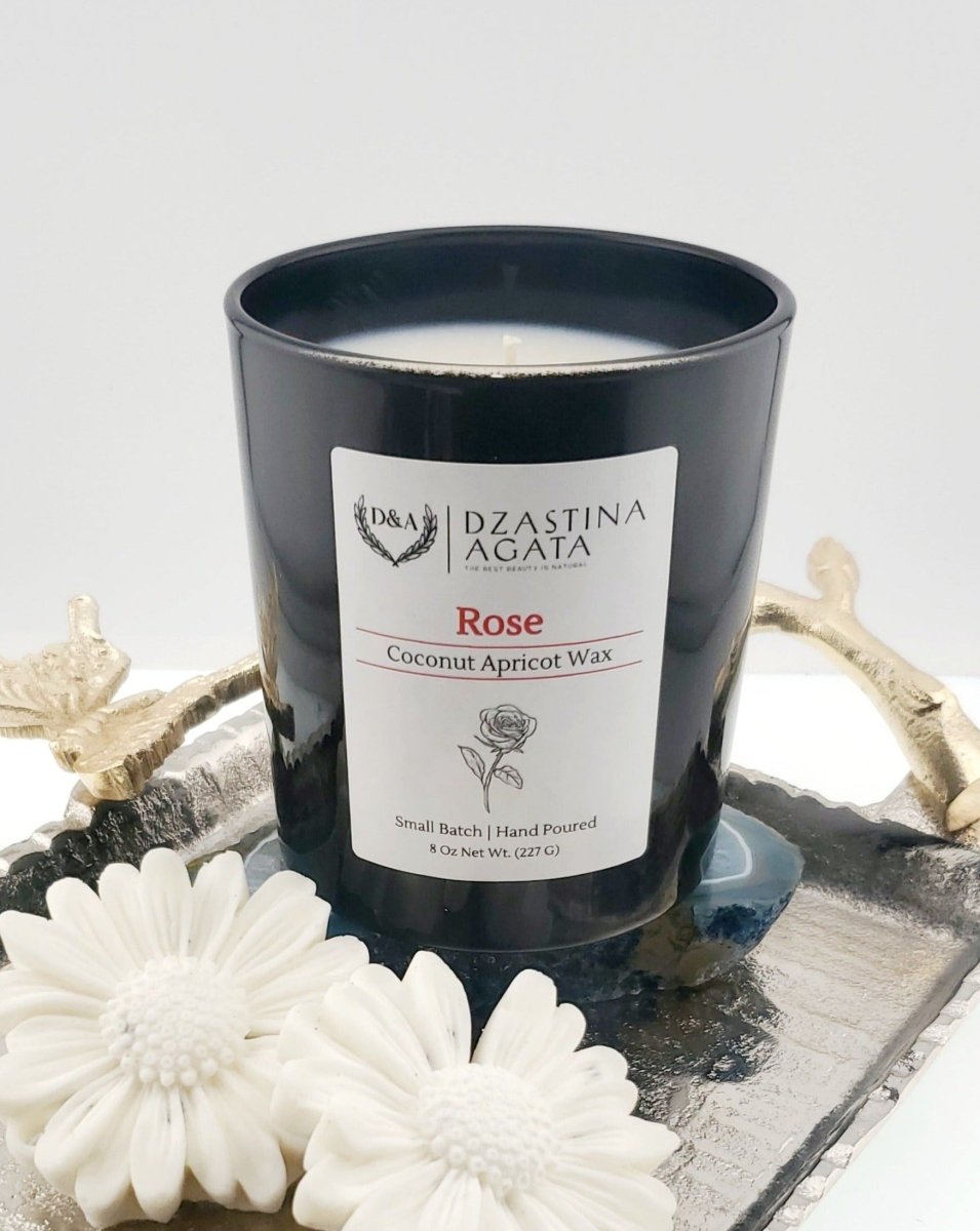 D&A Rose Candle - Dzastina Agata Natural