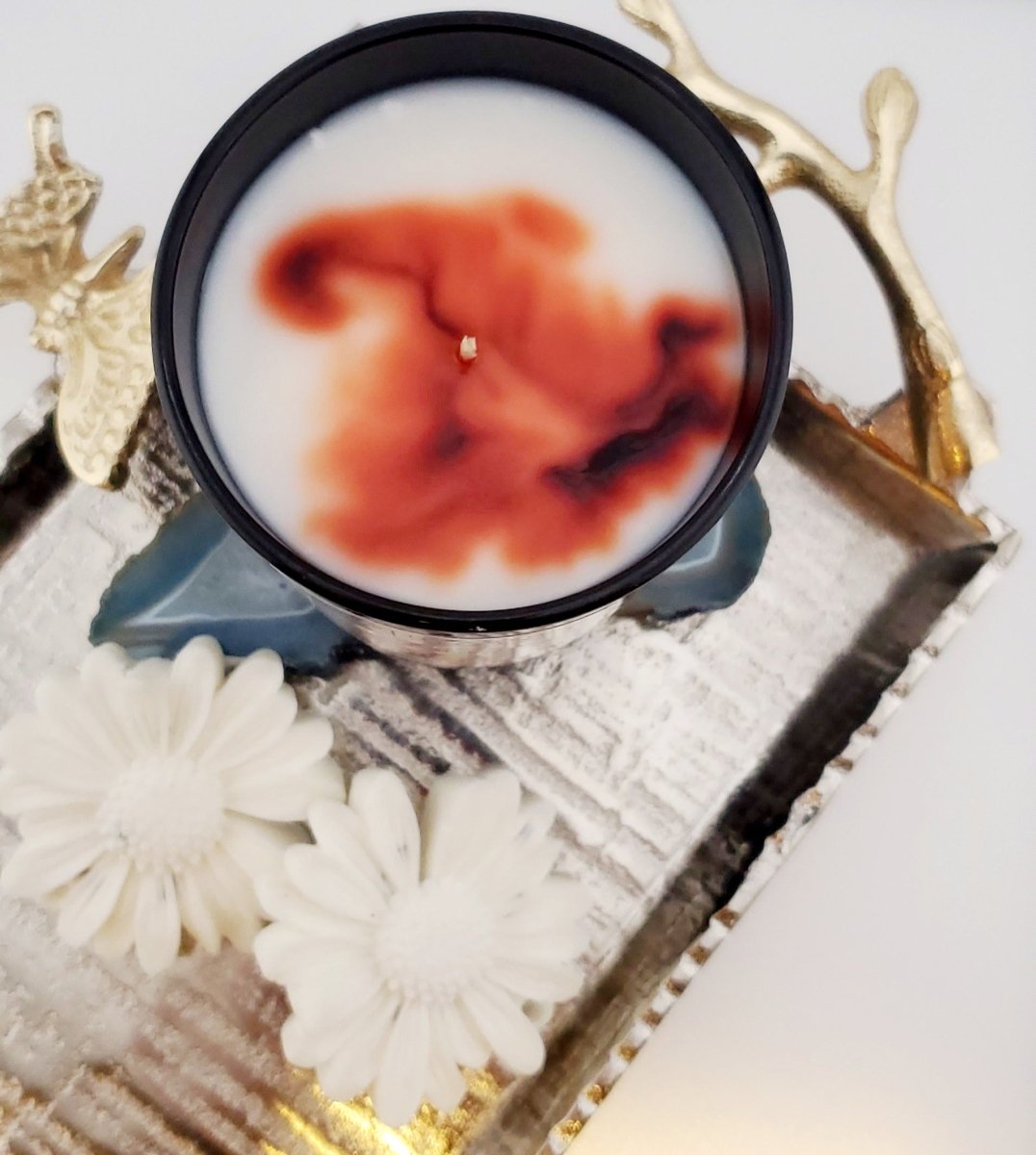 D&A Peach Candle - Dzastina Agata Natural