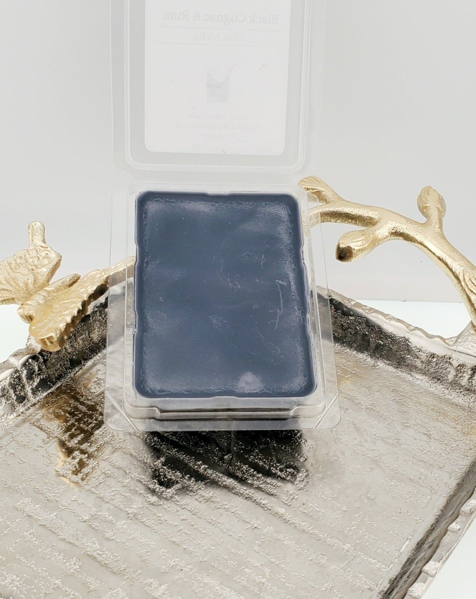 D&A Black Cognac & Rum Wax Melt - Dzastina Agata Natural