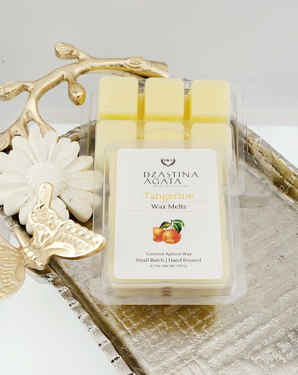 D&A Tangerine Wax Melt - Dzastina Agata Natural