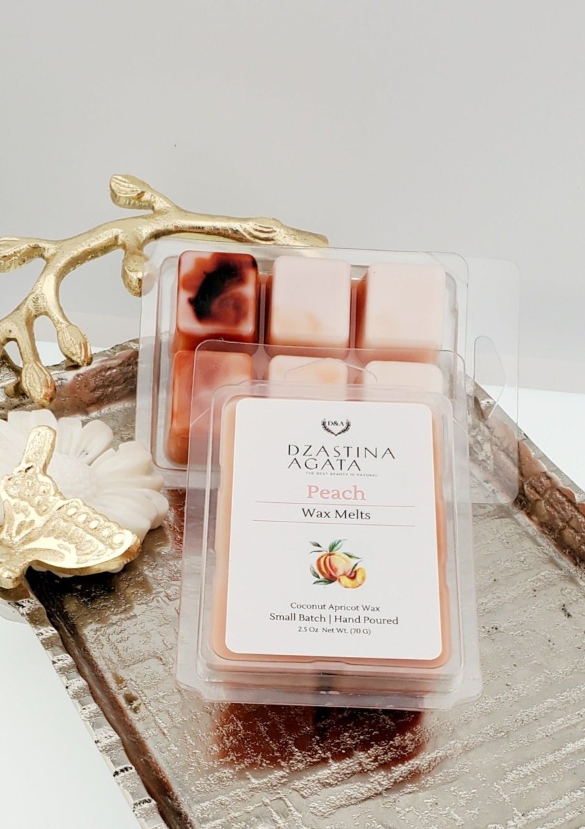 D&A Peach Wax Melt - Dzastina Agata Natural