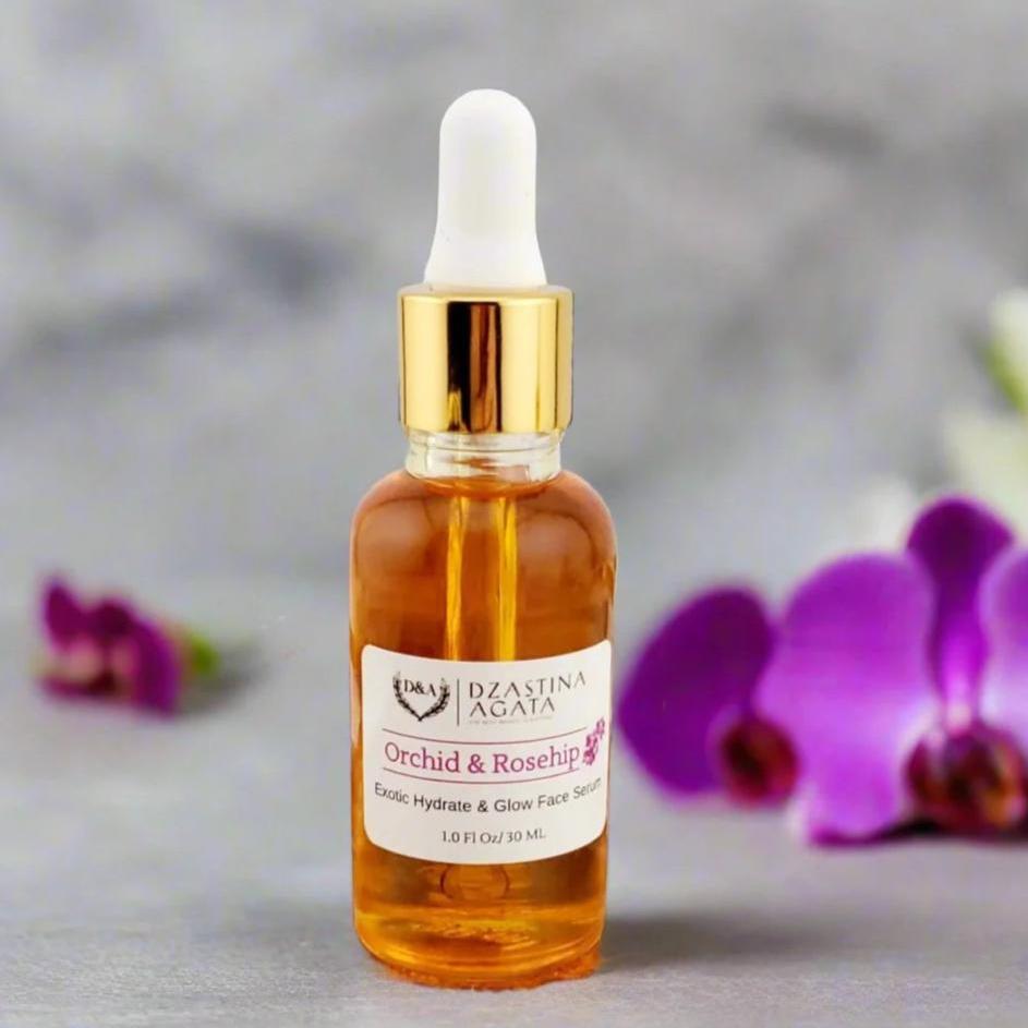 Orchid Rosehip Exotic Hydrate & Glow Face Serum - Oily to Normal Skin - Dzastina Agata Natural