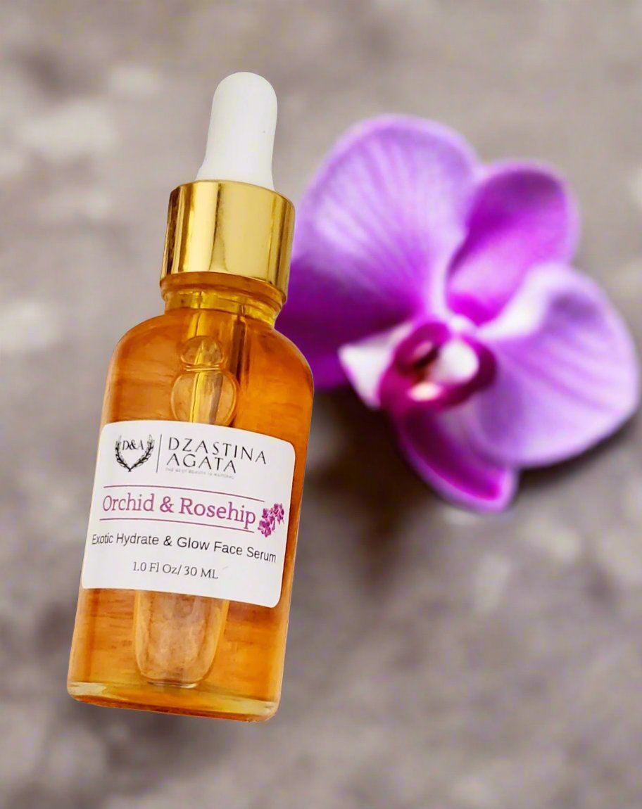 Orchid Rosehip Exotic Hydrate & Glow Face Serum - Oily to Normal Skin - Dzastina Agata Natural