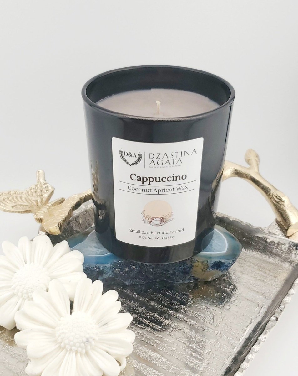 D&A Cappuccino Candle - Dzastina Agata Natural
