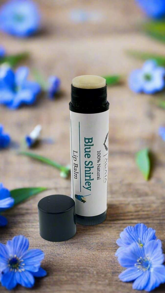 D&A Blue Shirley Lip Balm - Dzastina Agata Natural