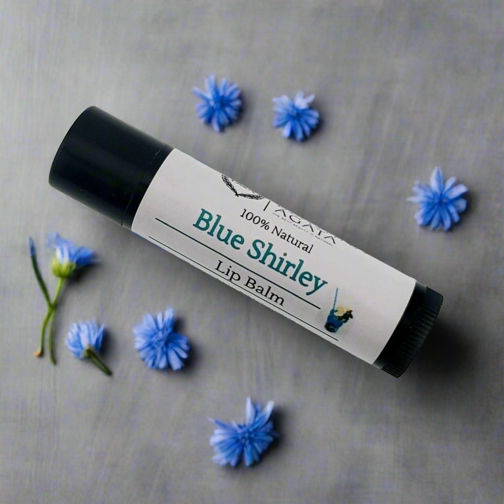 D&A Blue Shirley Lip Balm - Dzastina Agata Natural