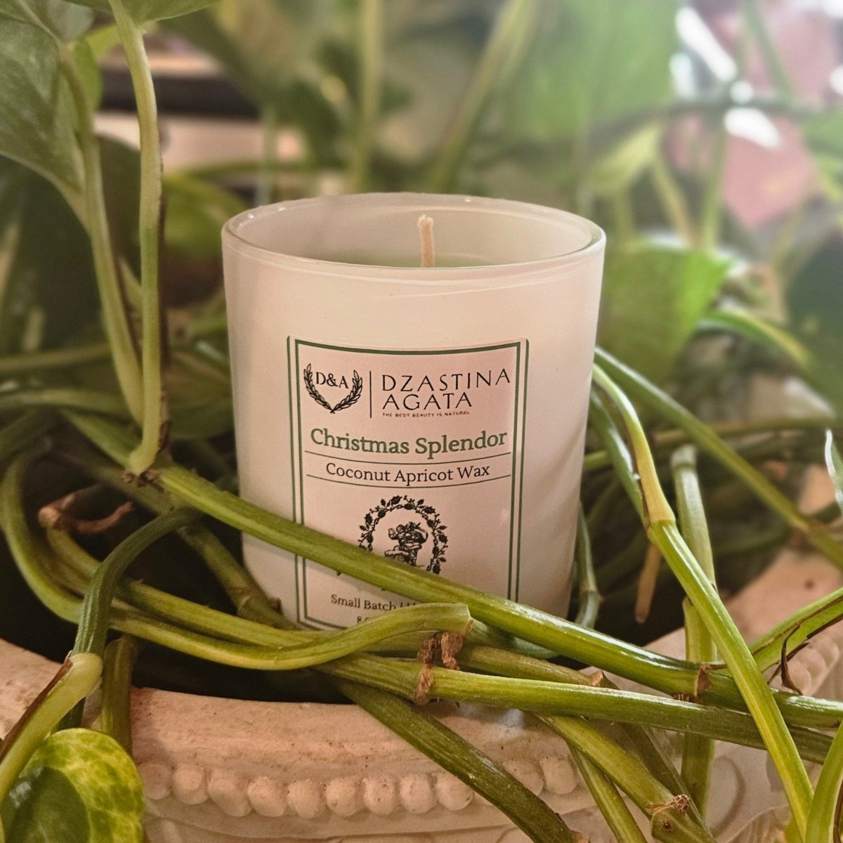 D&A Christmas Splendor Candle - Dzastina Agata Natural