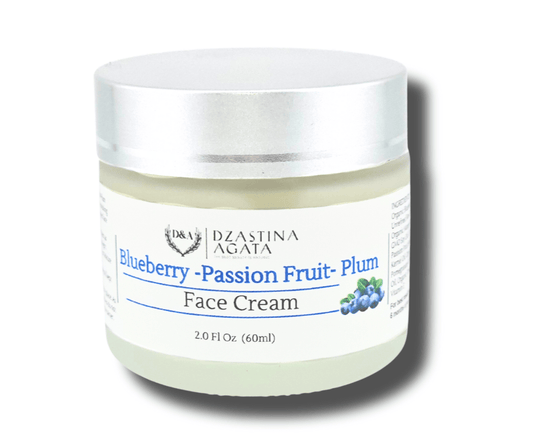 Blueberry Face Cream - Dry to Normal Skin - Dzastina Agata Natural