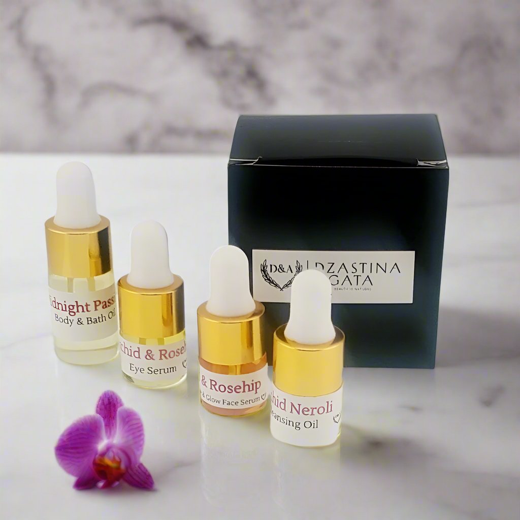 Orchid Travel Set (4 piece) - Dzastina Agata Natural