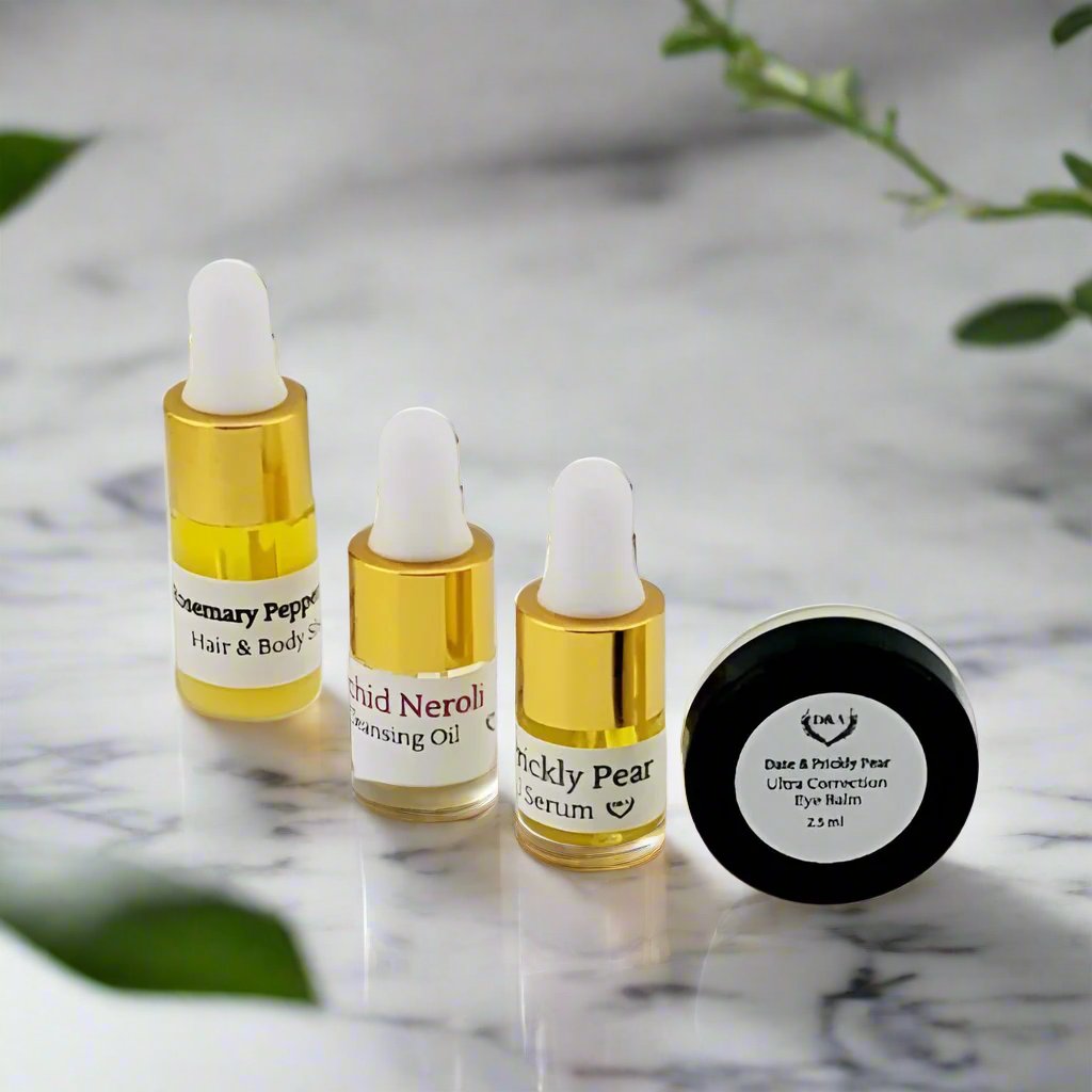 Date & Prickly Pear Travel Set (4 piece) - Dzastina Agata Natural