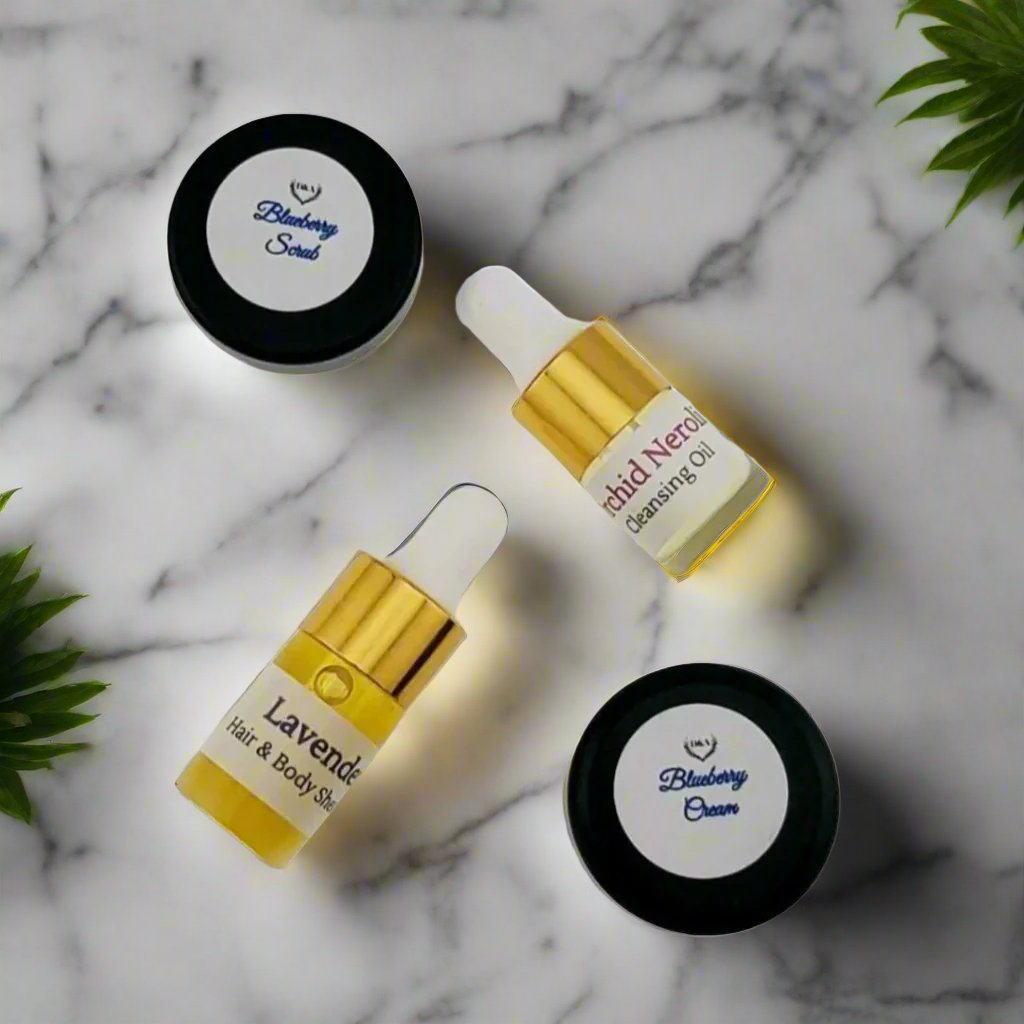 Blueberry Travel Set (4 piece) - Dzastina Agata Natural