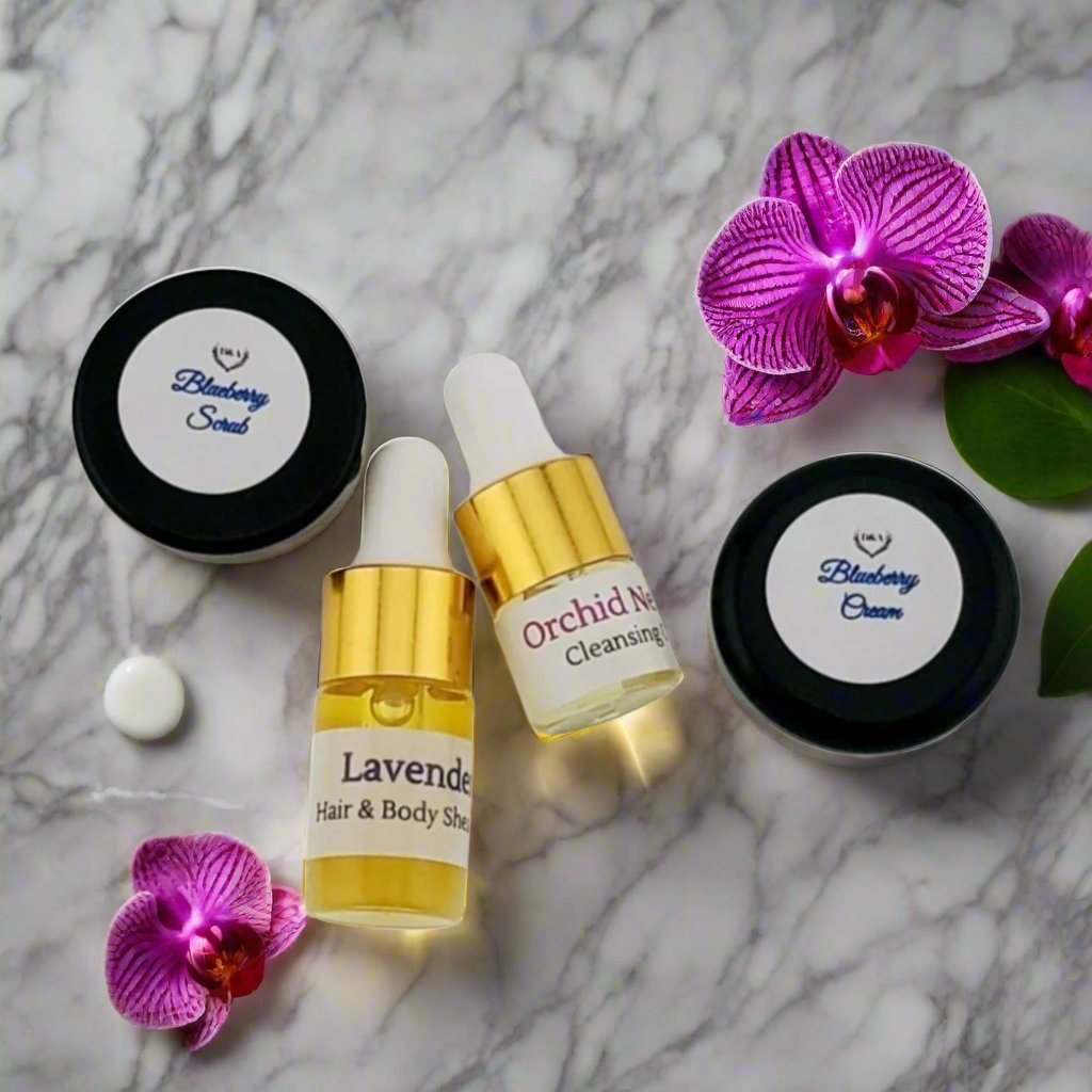 Blueberry Travel Set (4 piece) - Dzastina Agata Natural