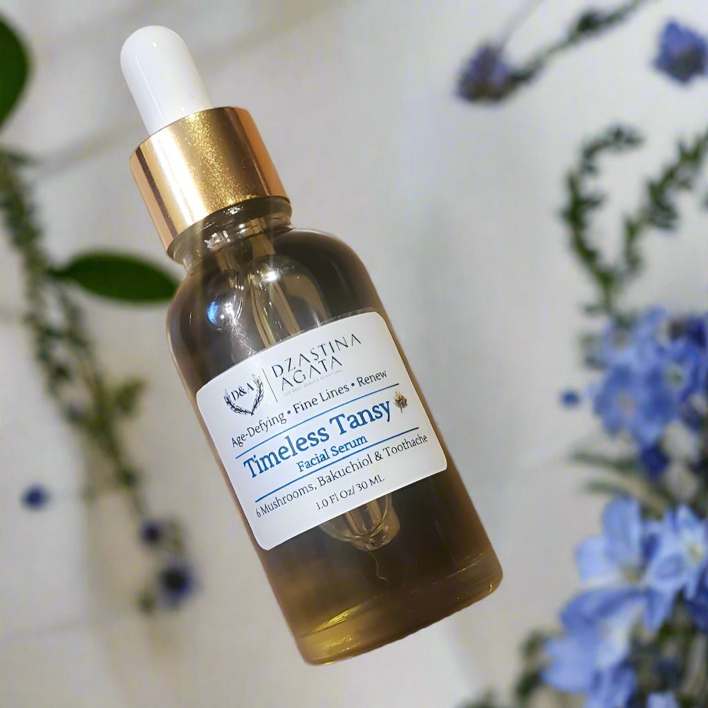 Timeless Tansy Facial Serum - Mature & Anti - Aging Skin - Dzastina Agata Natural