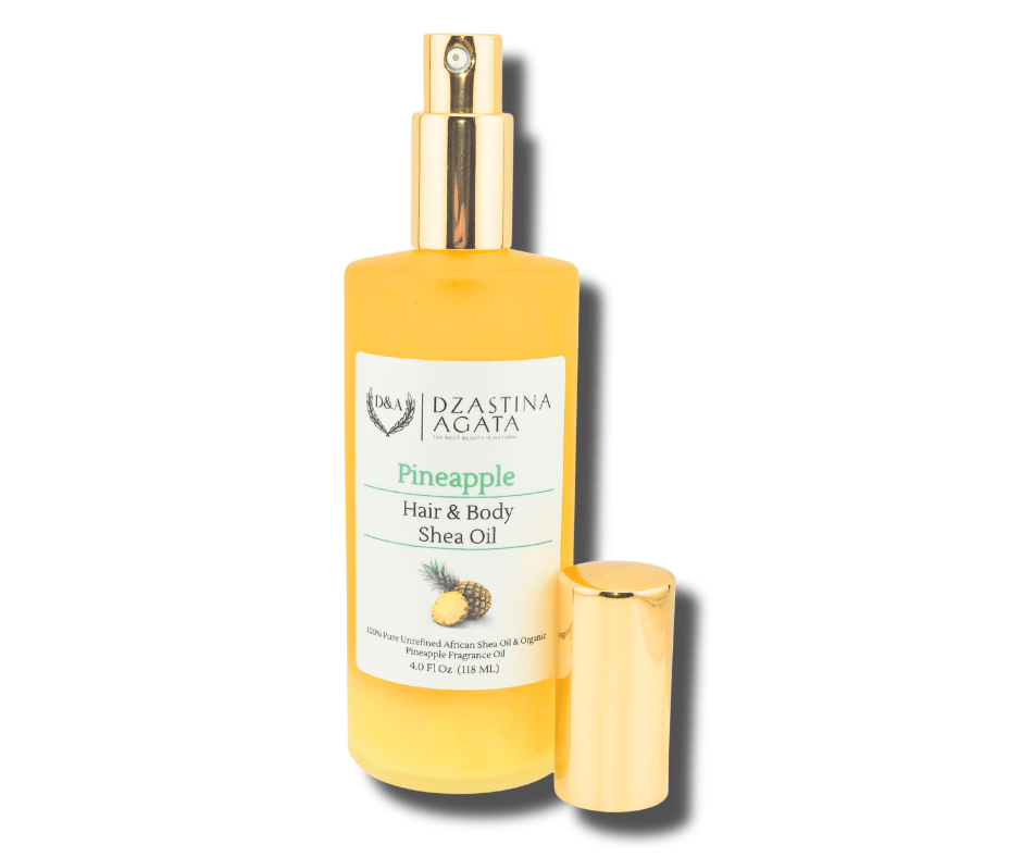 D&A Pineapple Shea Hair & Body Oil - Dzastina Agata Natural