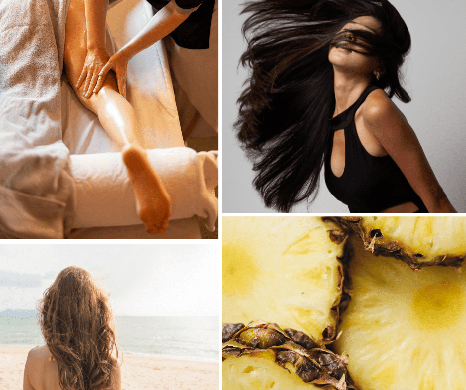 D&A Pineapple Shea Hair & Body Oil - Dzastina Agata Natural