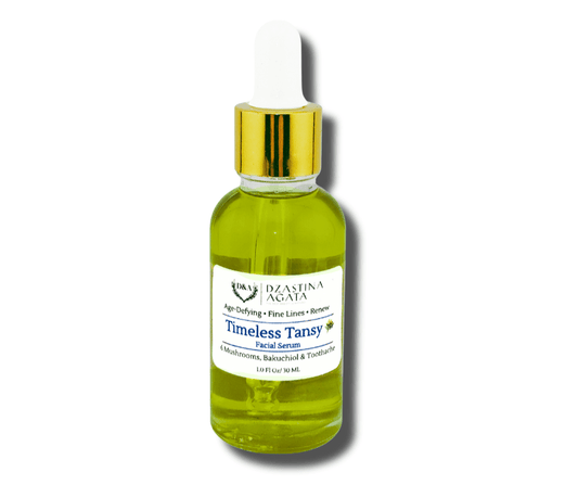 Timeless Tansy Facial Serum - Mature & Anti - Aging Skin - Dzastina Agata Natural