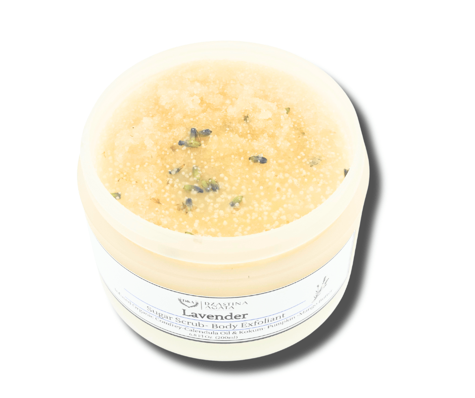 D&A Lavender Sugar Scrub - Dzastina Agata Natural