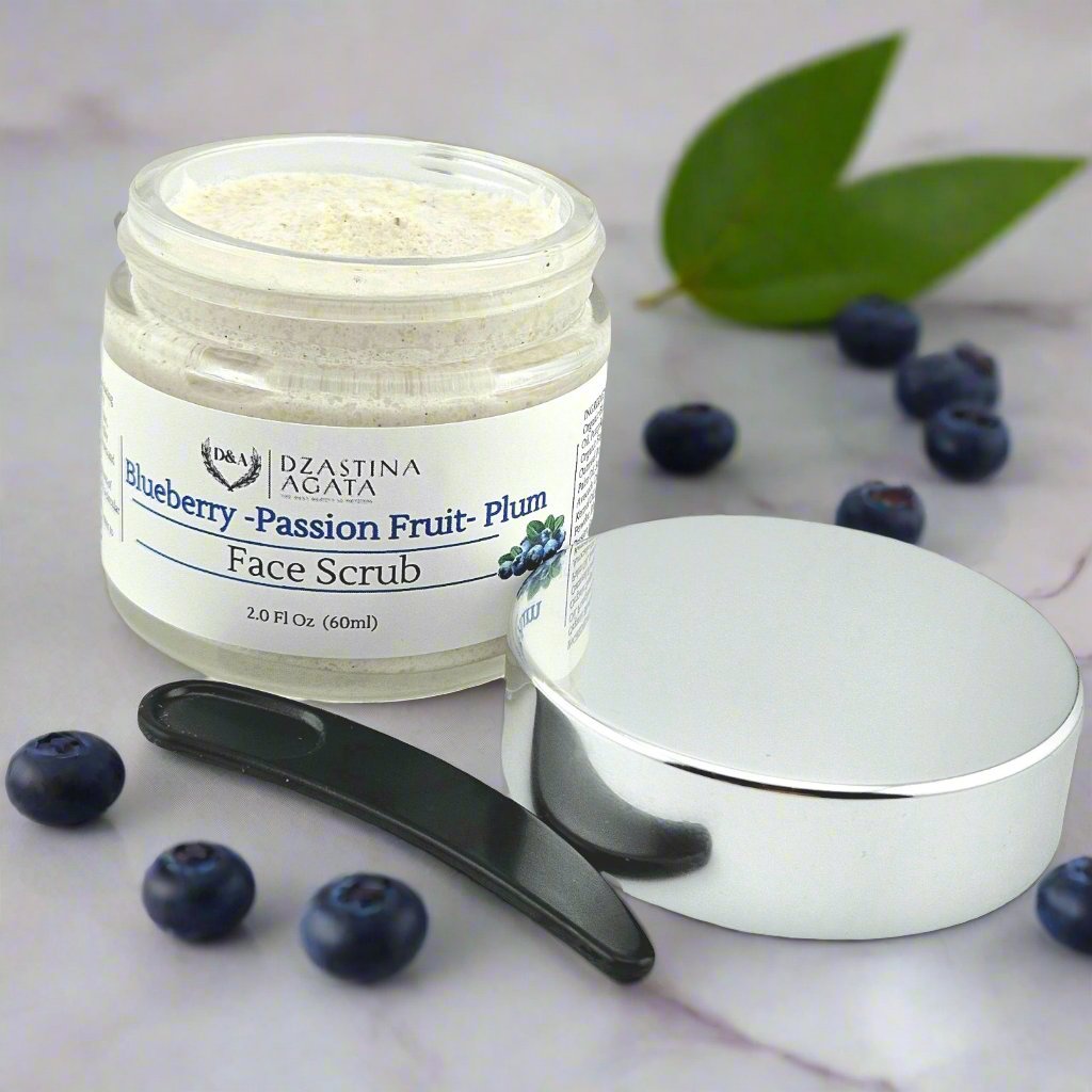 D&A Blueberry & Passion fruit Plum Face Scrub