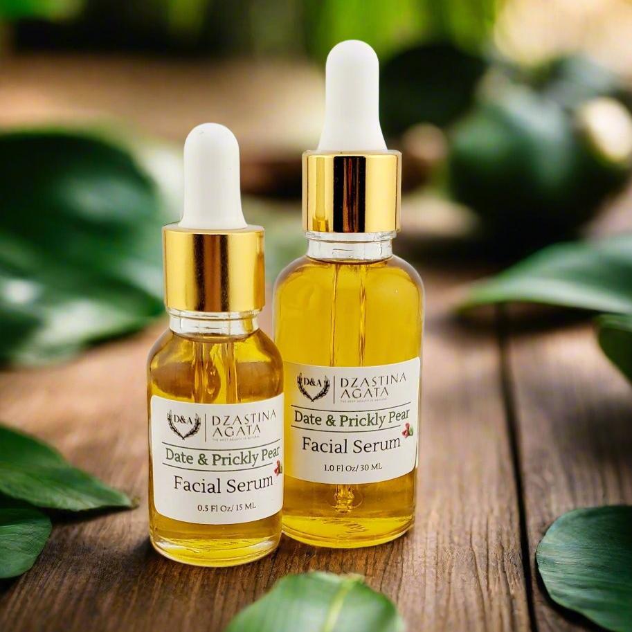 D&A Date & Prickly Pear Facial Serum For Normal/ Sensitive/ Dry or Mature Skin- Radiance in a Bottle