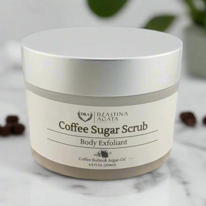 D&A Coffee Sugar Scrub - Dzastina Agata Natural