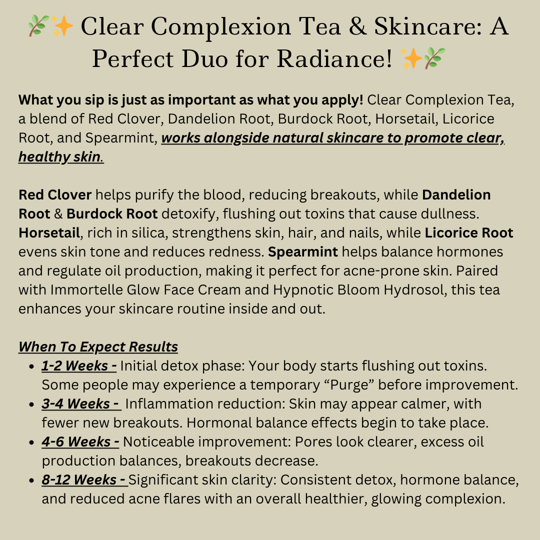 D&A Clear Complexion Infusion- Skin Clearing
