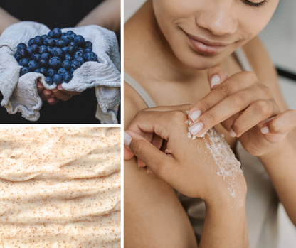 Blueberry Facial Scrub - Dry to Normal Skin