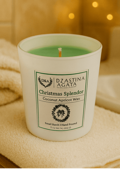 D&A Christmas Splendor Candle - Dzastina Agata Natural