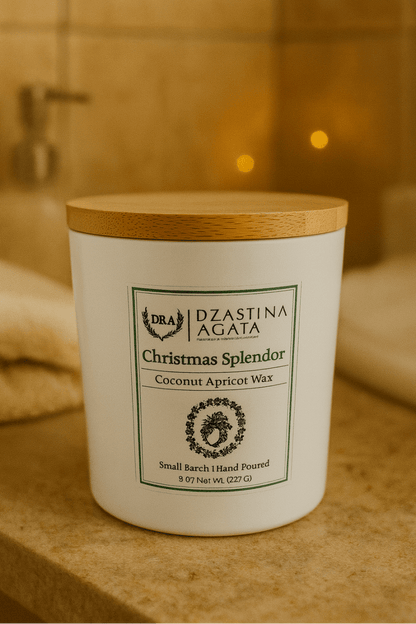 D&A Christmas Splendor Candle - Dzastina Agata Natural