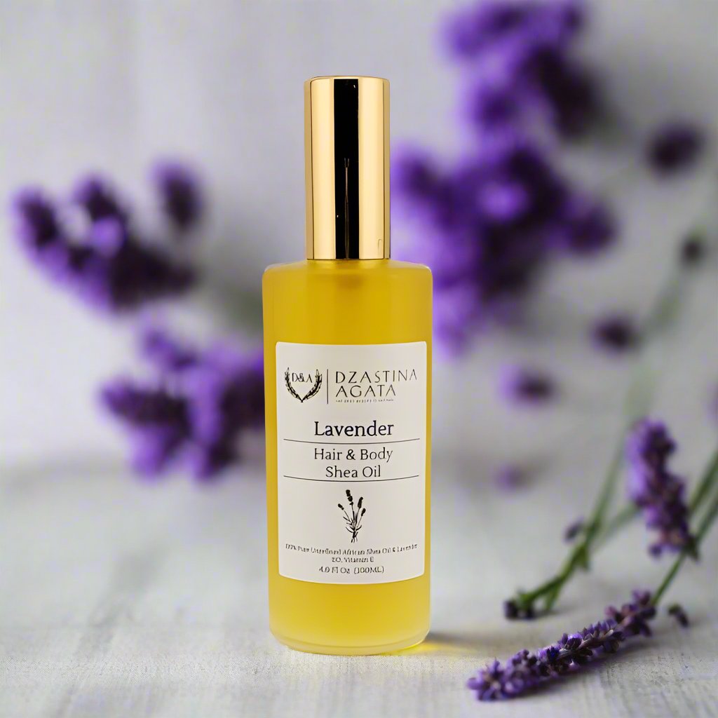 D&A Lavender Shea Hair & Body Oil