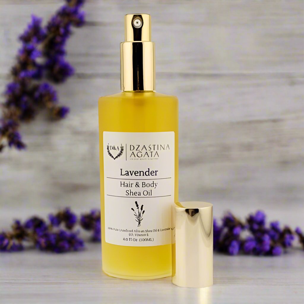 D&A Lavender Shea Hair & Body Oil