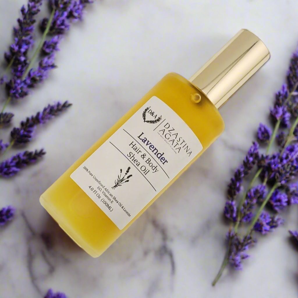 D&A Lavender Shea Hair & Body Oil