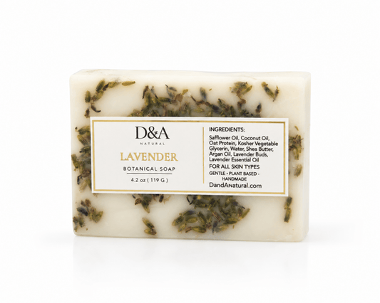 Lavender Soap with Lavender Essential Oil - Dzastina Agata Natural