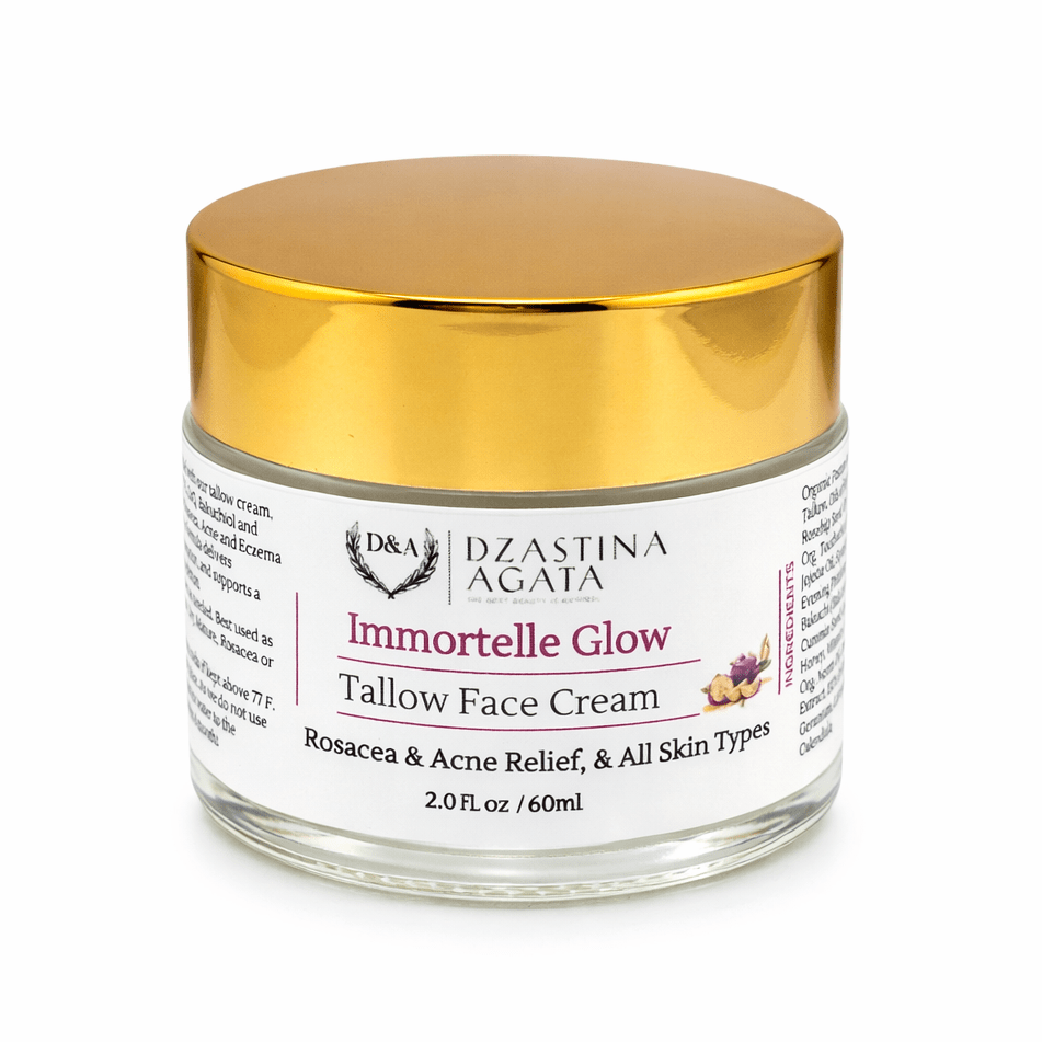 Immortelle Glow Tallow Face Cream - Dzastina Agata Natural