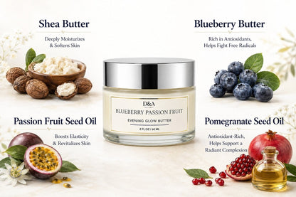 Blueberry Face Cream - Dry to Normal Skin - Dzastina Agata Natural