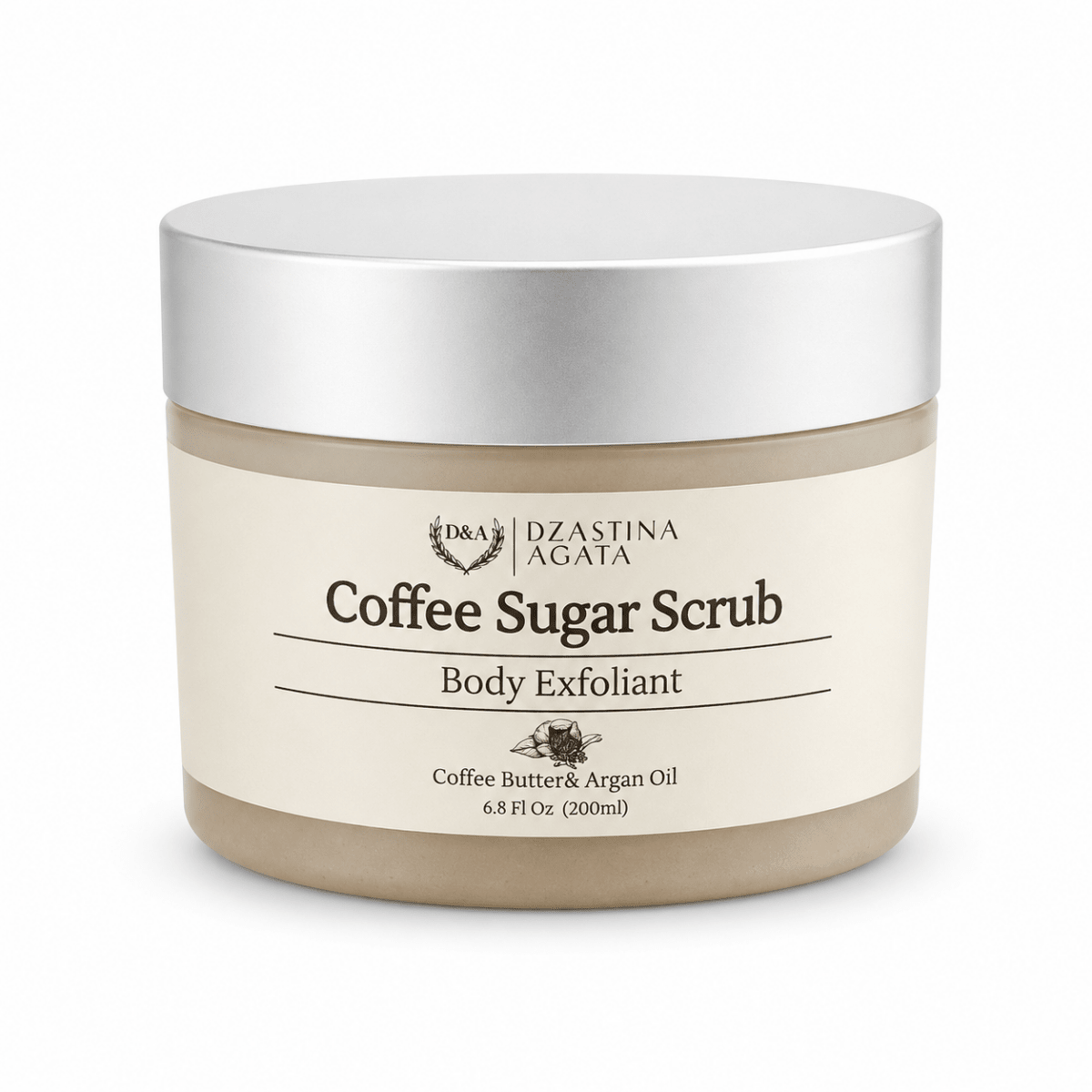 Coffee Sugar Scrub D&A Natural - Dzastina Agata Natural