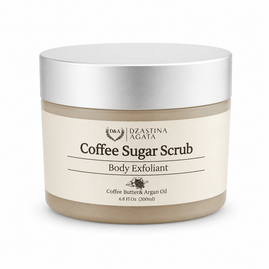 Coffee Sugar Scrub D&A Natural - Dzastina Agata Natural