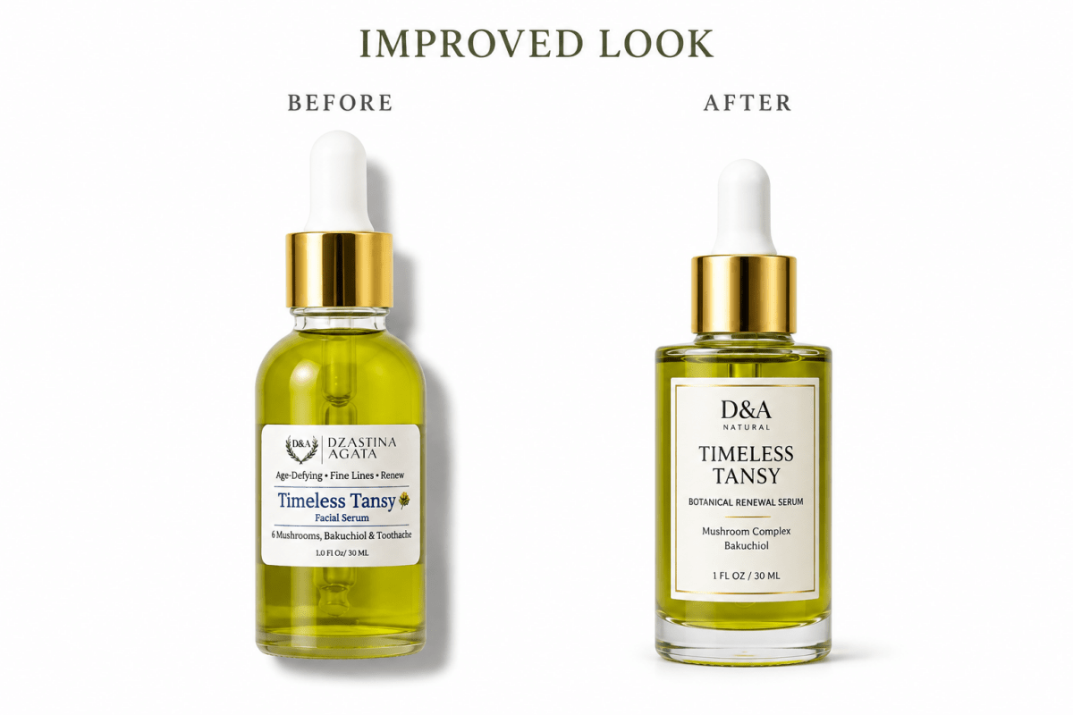 Timeless Tansy Facial Serum - Mature & Anti-Aging Skin - Dzastina Agata Natural
