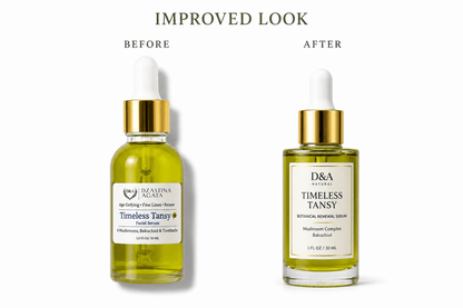 Timeless Tansy Facial Serum - Mature & Anti-Aging Skin - Dzastina Agata Natural