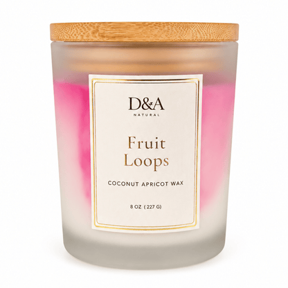 Fruit Loops Coconut Apricot Wax Candle | D&A Natural - Dzastina Agata Natural