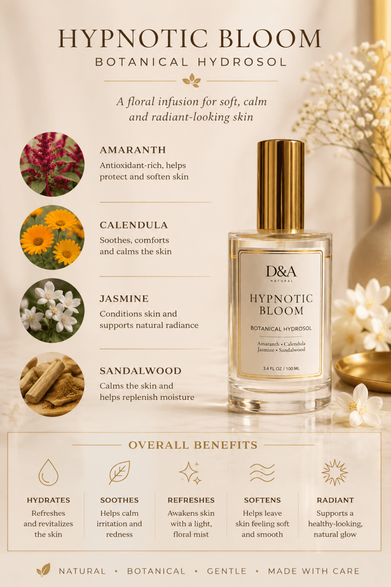 Hypnotic Bloom Hydrosol - Dzastina Agata Natural