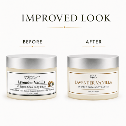 D&A Lavender Vanilla Shea Butter - Dzastina Agata Natural