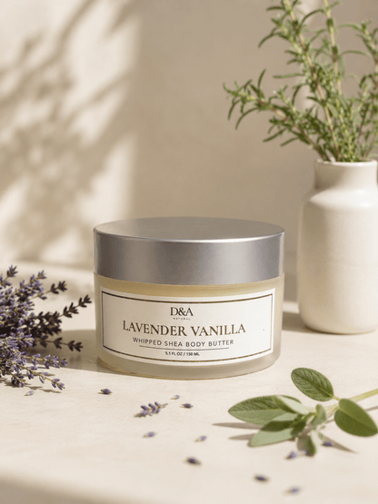 D&A Lavender Vanilla Shea Butter - Dzastina Agata Natural