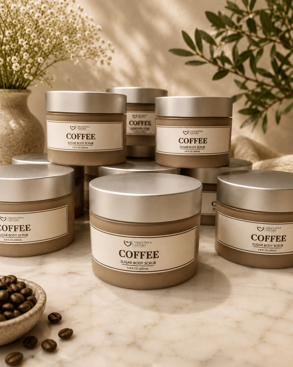Coffee Sugar Scrub D&A Natural - Dzastina Agata Natural