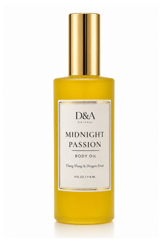 D&A Midnight Passion Body Oil - Dzastina Agata Natural