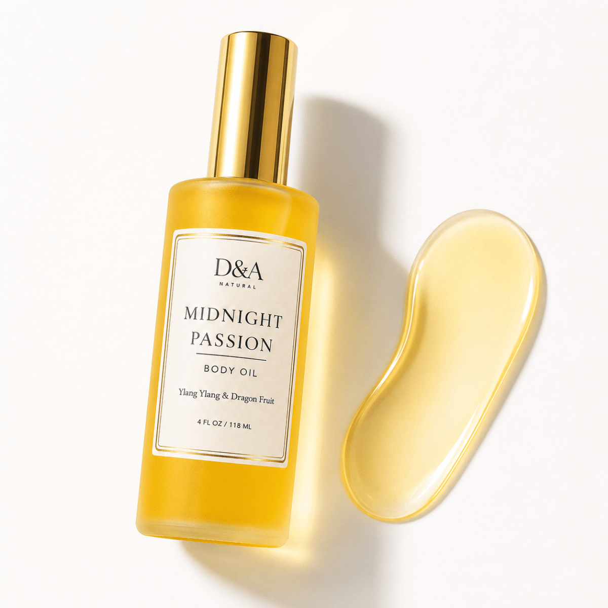 D&A Midnight Passion Body Oil - Dzastina Agata Natural