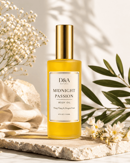 D&A Midnight Passion Body Oil - Dzastina Agata Natural